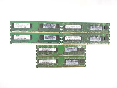 3GB RAM (6x 512MB) PC2-5300U-555-12 1Rx8 - Image 1 of 4