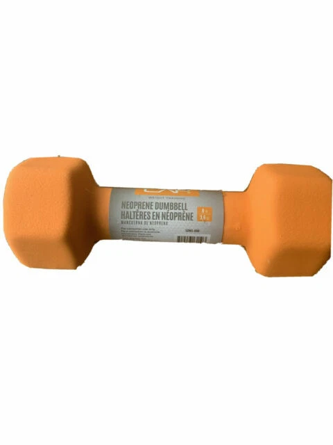 CAP 8lbs Neoprene Hex Coated Dumbbell - SDN5008