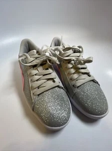 Scarpe sneakers casual Puma 367377-28 Smash V2 Glitz Glam Jr bambini ragazze taglia 4C - Foto 1 di 8
