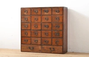 Japanische Brust Antik Tansu Dansu Aufbewahrung Safe Box Holz Handarbeit Edo-Ära - Bild 1 von 9