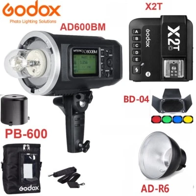 Godox AD600BM 600W HSS 1/8000s All-In-One Studio Outdoor Flash + X2T Trigger - Image 1 of 4
