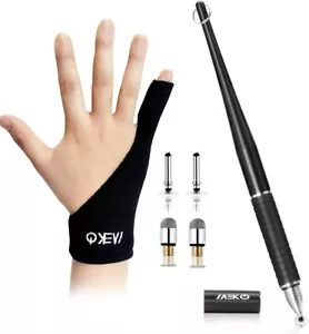 MEKO Stylus Pens Touch Screen, Disc Stylus with Palm Rejection Artist Glove - Picture 1 of 4