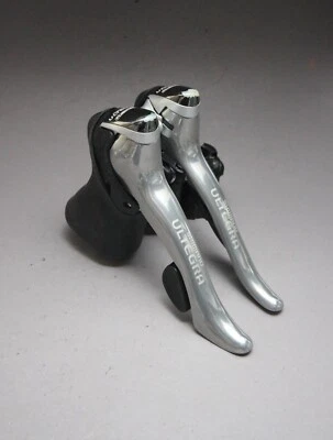 Shimano Ultegra ST 6510 Shifting Brake Lever / 3 x 9 Sp / Ice Grey / 1990s - Bild 1 von 4