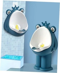 Frog Pee Training,Potty Training Urinal Children's Urinal Kids Toilet Deep Blue - Picture 1 of 7