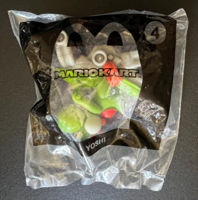 Figura de acción 2022 Yoshi 3" McDonald's #4 Mario Kart Super Mario Brothers Foto 1 de 3