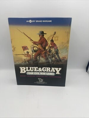 Винтажная сине-серая игра TSR четыре битвы гражданской войны симуляции публикации - Изображение 1 из 4