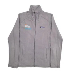 PATAGONIA Full Zip NYC Health Hospital Fleece Jumper Womens M - Picture 1 of 8