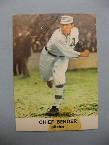 1961 Golden Press Hall of Fame Baseball Baseball # 18 Chief Bender, Fair Cond - Picture 1 of 2