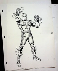 GLADIATOR Marvel Productions Company Various 1980s Serries Character Bible 2Pg - Picture 1 of 2