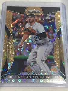 2019 Panini Prizm Baseball Nolan Arenado Gold Donut 55/150 Colorado Rockies - Picture 1 of 12