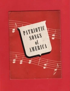 USA PATRIOTIC SONGS OF AMERICA BOOKLET - Picture 1 of 3