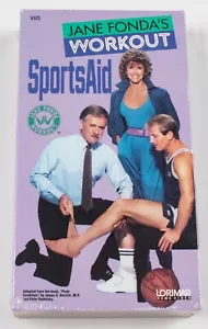 NEW Vintage 1987 Jane Fonda's Work Out: Sports Aid Exercise VHS Tape SEALED - Picture 1 of 7