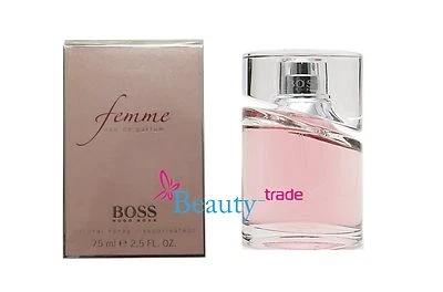 Hugo Boss Femme por Hugo Boss 2,5 OZ Eau de Parfum Spray Perfume para Mujer Nuevo en Caja y Sellado Foto 1 de 3