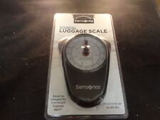 Samsonite Manual Luggage Scale Black -weigh suit cases-Up to 80 lbs-travel scale