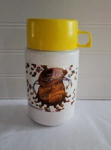 Vintage Harry Potter 2001 Thermos Berth Botts Flavor Beans RARE Yellow Lid - Picture 1 of 8