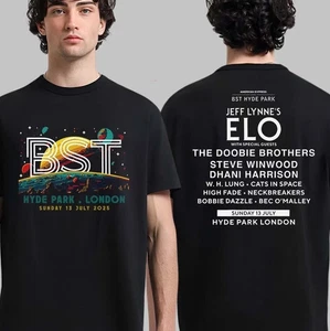 Jeff Lynne’s Elo BST Hyde Park London 2025 Event Tee On July 13 2025 T-Shirt - Picture 1 of 6