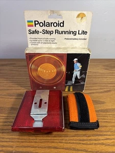 VTG NOS POLAROID Safe-Step Running Lite FLASHER REFLECTOR LIGHT - Picture 1 of 14