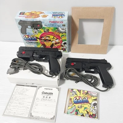 Gunbullet + 2 Guncon For PlayStation PS1 Namco NPC-103 Tested Import Japan - Image 1 of 4