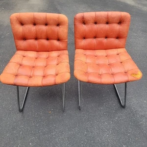 Vintage Robert Haussmann RH-304 Leather Chairs for Stendig / De Sede, 1960s... - Picture 1 of 24