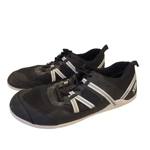 XERO Shoes Men's Size 11.5 Black White Prio Running Minimalist Barefoot Sneakers - Picture 1 of 9