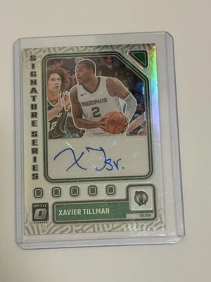 2023-24 Panini Donruss Optic - Signature Series Xavier Tillman #SS-TIL (AU) - Image 1 of 2