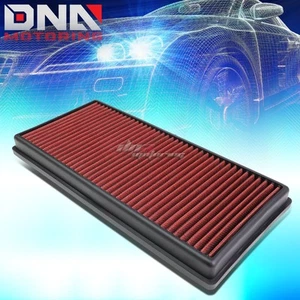 FOR 10-15 RANGE ROVER/LR4 RED REPLACEMENT RACING DROP IN AIR FILTER PANEL - Picture 1 of 6