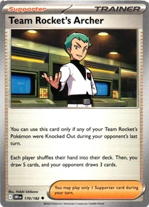 Team Rocket's Archer - 170/182 Non-Holo SV10: Destined Rivals 170/182 NM Uncommo - Picture 1 of 2