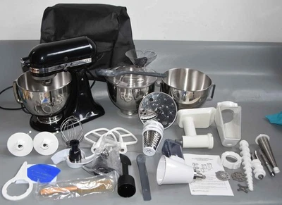 Robot da cucina KitchenAid 5KSM90EOB KSM90 + accessori 3 ciotole tritacarne - Immagine 1 di 4