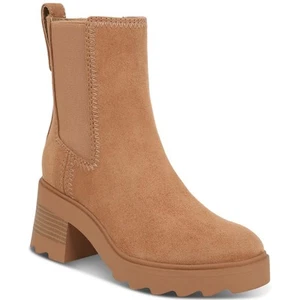 Zodiac Womens Teresa Brown Faux Leather Booties Shoes 6.5 Medium (B,M) BHFO 5298 - Picture 1 of 3