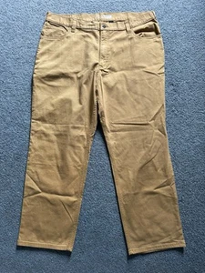 Nuevo con etiquetas Pantalón de Trabajo Carhartt Para Hombre Calce Relajado Lona 5 Bolsillos BN2517-M Marrón 40x30 Regular - Imagen 1 de 7