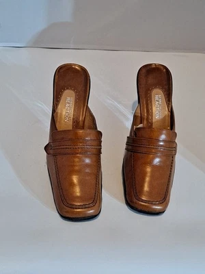 Женские Kenneth Cole Reaction Квадратный Носок Ржавые Мулы с Лентой Vamp Размер 9 - Изображение 1 из 4