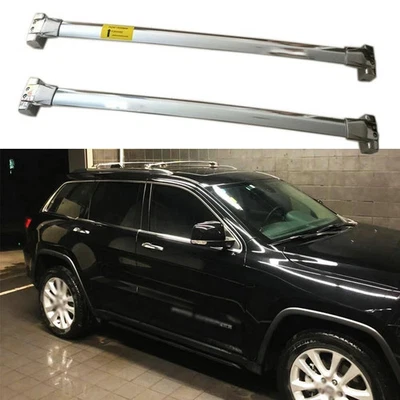 Barra transversal de 2 piezas para portaequipajes con riel de techo Jeep Grand Cherokee 2011-2021 Foto 1 de 4