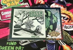 Topps GPK Green Day Garbage Pail Kids 89/Coot Álbum Arte AA-1 Lámina Negra #d 02/10 - Imagen 1 de 2