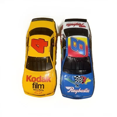 ERTL Ernie Irvan #4 Kodak Chevy 1992 Jeff Burton Ford Raybestos 1/18 ¡Conjunto sin caja! Foto 1 de 4