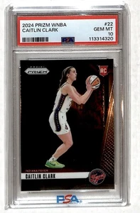 2024-25 Panini Prizm WNBA Caitlin Clark RC PSA 10 #22 - Picture 1 of 2