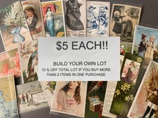 VICTORIAN TRADE CARD CHOOSE YOUR OWN LOT $5 EACH 10% OFF 2 0R MORE shipping $3