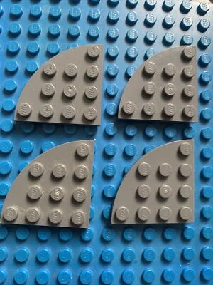 4 X Lego пластина круглый четверть доллара 4 x 4 [30565] современный темно серый Звездные войны бесплатная почта - Изображение 1 из 3