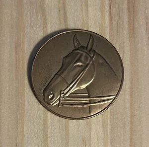 Horse Head Brass Plug Tobacco "Label" - Picture 1 of 2