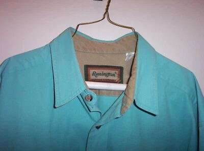 Camisa abotonada XL estilo caza Remington vintage años 90 para hombre Foto 1 de 4