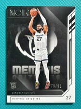 David Roddy 2022-23 Panini Noir 70/99 Assocation Edition RC Grizzlies #155