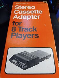 Stereo Cassette Adapter For 8 Track Players Tandy Corp. RadioShack
