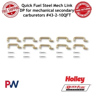 Quick Fuel Steel Mech Link DP for mechanical secondary carburetors #43-2-10QFT - Bild 1 von 9