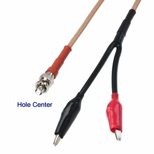 SHV 5KV plug to Crocodile Clips High Voltage Procedure DC Test cable RG142 1~16' - Picture 1 of 4