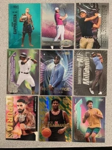 9 different Skybox Metal Inserts: MMA + Golf + Baseball + Football + Basketball - Picture 1 of 2