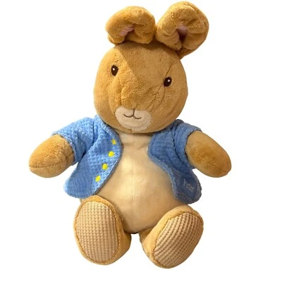 Peter Rabbit Plush Stuffed Animal Toy Blue Jacket Beatrix Potter 2008 13" - Image 1 of 4