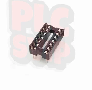 50PCS 14pin DIP IC Adattatore Presa Tipo Saldato Passo Presa Doppio Pulizia Contatto NUOVO - Foto 1 di 3
