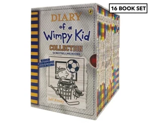 NEW Diary of A Wimpy Kid 16 Bestselling Books Collection Gift Set by Jeff Kinney - Picture 1 of 1