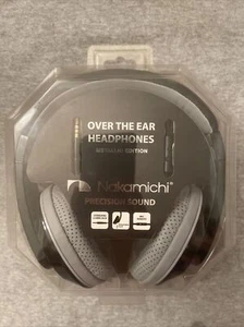 NEW Nakamichi Over the Ear Headphones Metallic Microphone PRECISION SOUND NK780M - Picture 1 of 2