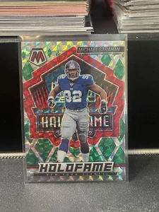MICHAEL STRAHAN 2022 Mosaico Panini OLOFAME MOSAICO VERDE PRIZM #HF-17 - Foto 1 di 1