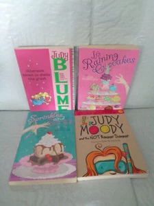(4) Softcover Girl's Chapter Books - Judy Moody - Cupcakes - Sheila Great - Foto 1 di 1